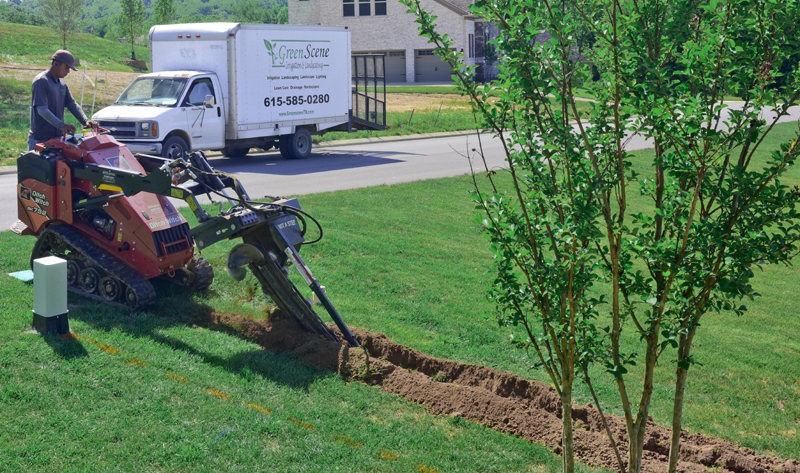 irrigation installation